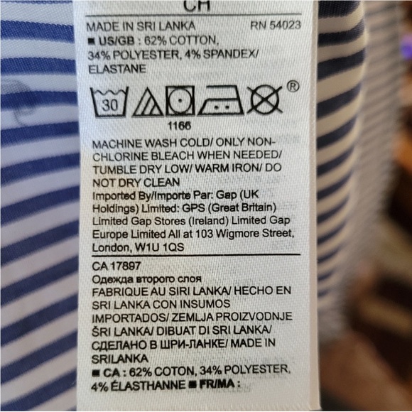 NWT BANANA REPUBLIC Quinn Boy-Fit Elephant Print Striped Shirt - Picture 8 of 9